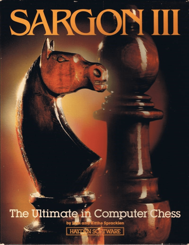 Sargon III box art for Commodore 64
